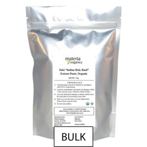 Tulsi “Indian Holy Basil" Paste, Organic & Kosher (1 kg / 2.2 lb) bulk