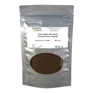 Tulsi "Indian Holy Basil" Powder, Organic Item #TUL30062 (100 g / 3.5 oz)