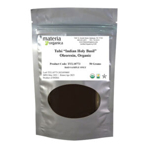 Tulsi "Indian Holy Basil" Oleoresin, Organic Item #10773 (50 g / 1.76 oz)
