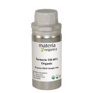 Turmeric Oil, 60% Turmerone, CO2 Extracted, Organic Item #TUR32072 (50 grams)