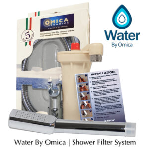 Complete Shower System (Shower Filter + Hand-Held Shower System with Chrome with 4 ft hose)